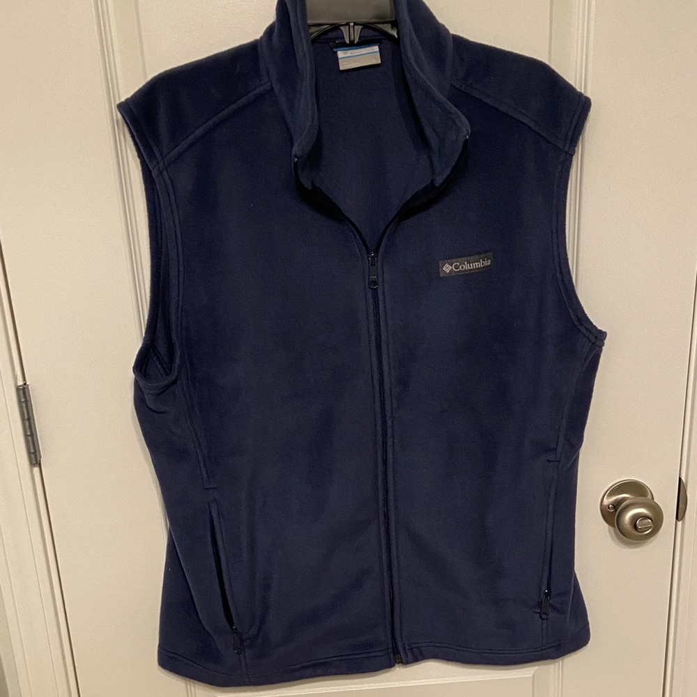 Columbia Men’s Vest Dark Blue Fleece